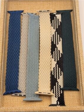 Braided Solo Loop For Apple Watch Band 38/40/41mm pack of 6